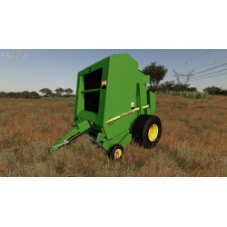 Presse balles rondes John Deere 568 FS19