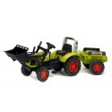 Tracteur à pédales Claas Arion 430 avec Remorque